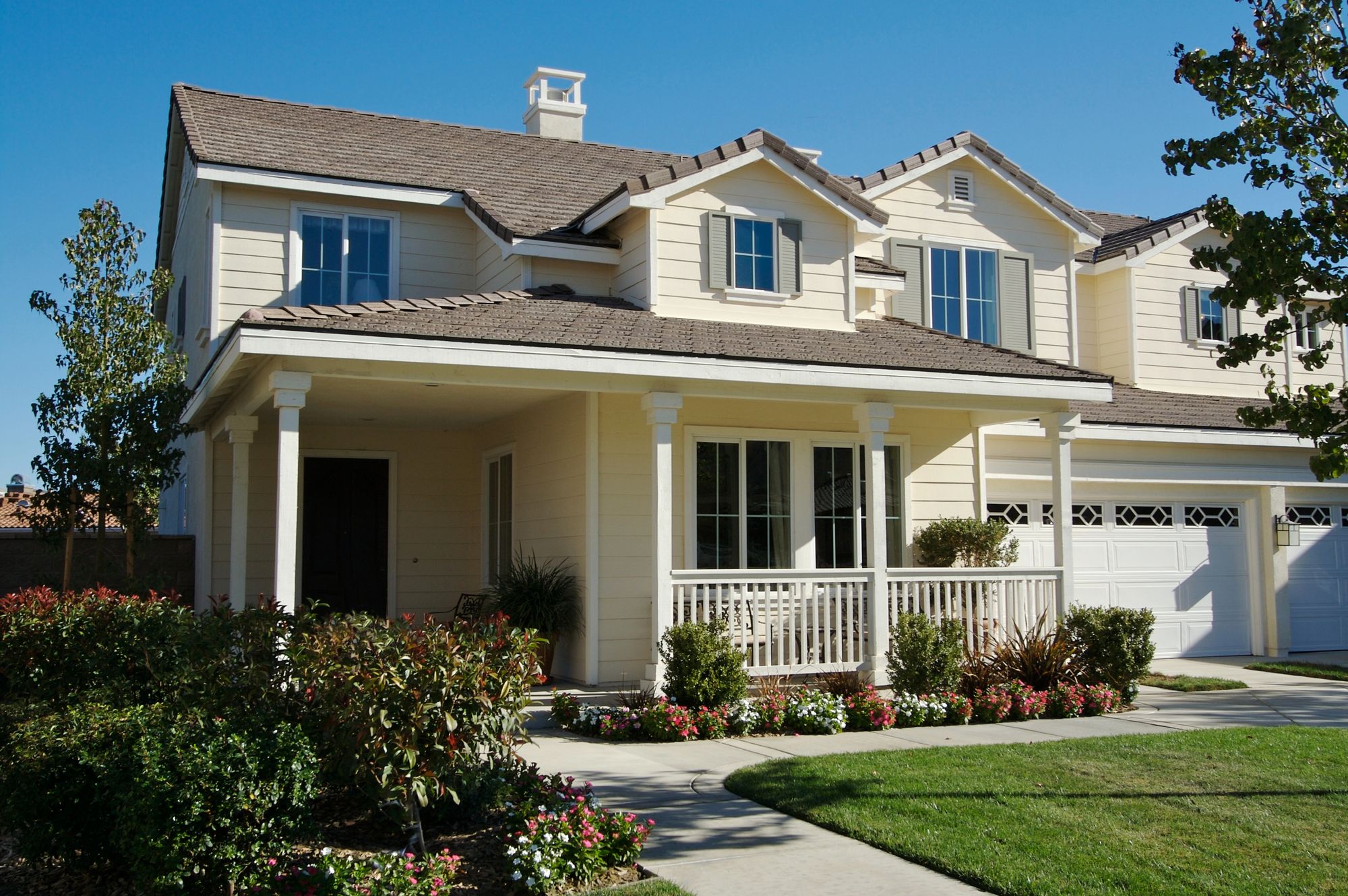 A beautiful suburban home