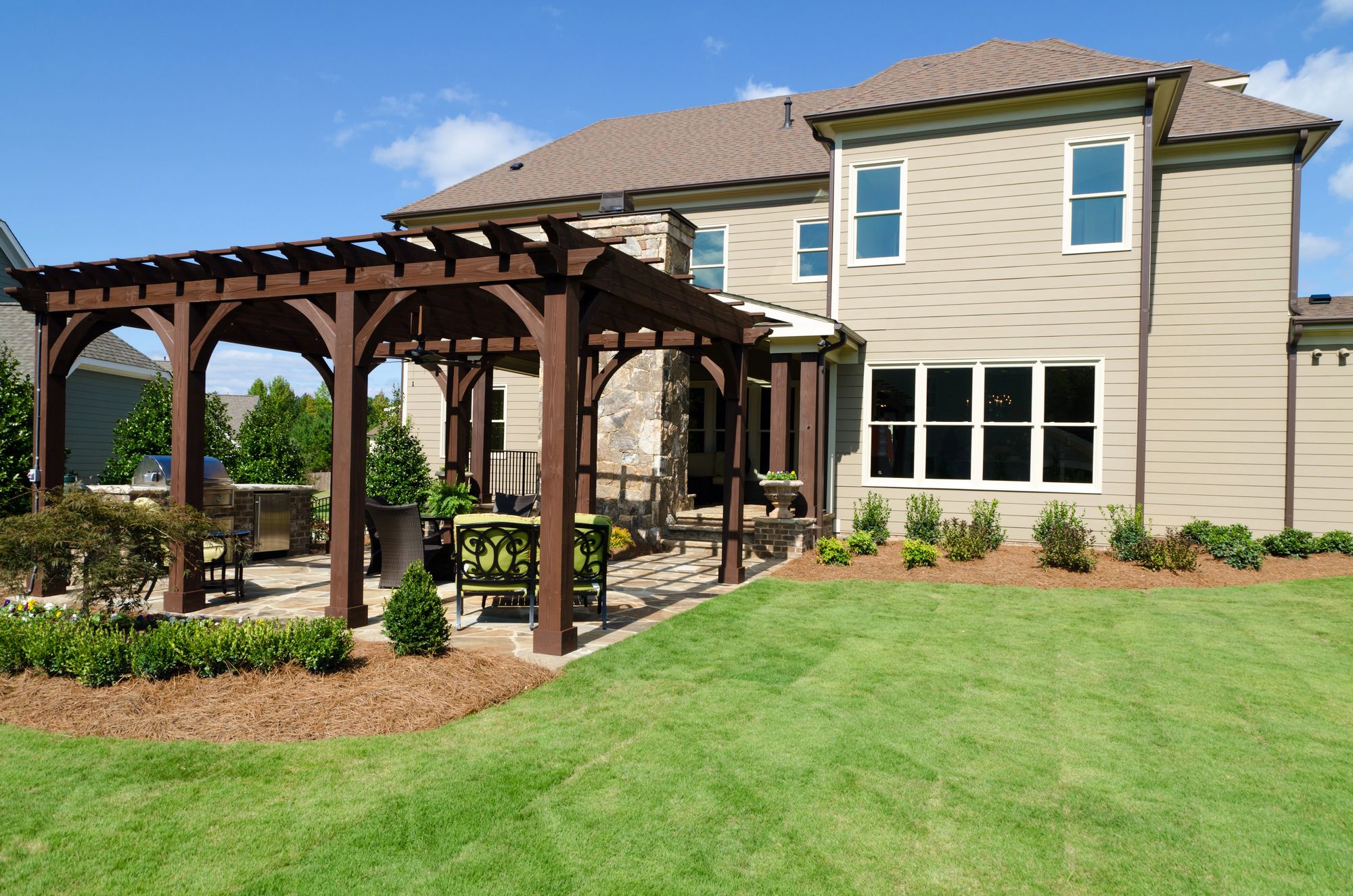 A beautiful suburban home